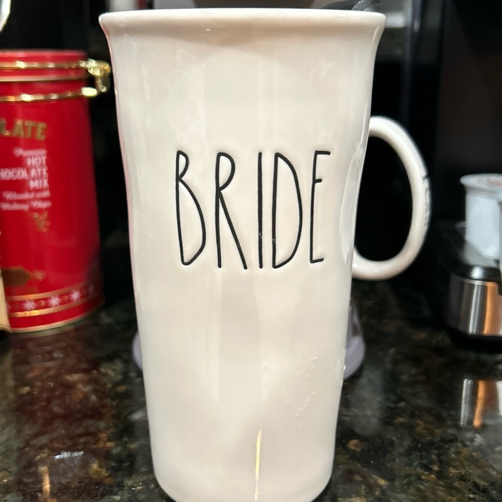 Rae Dunn White 'Bride' Mug